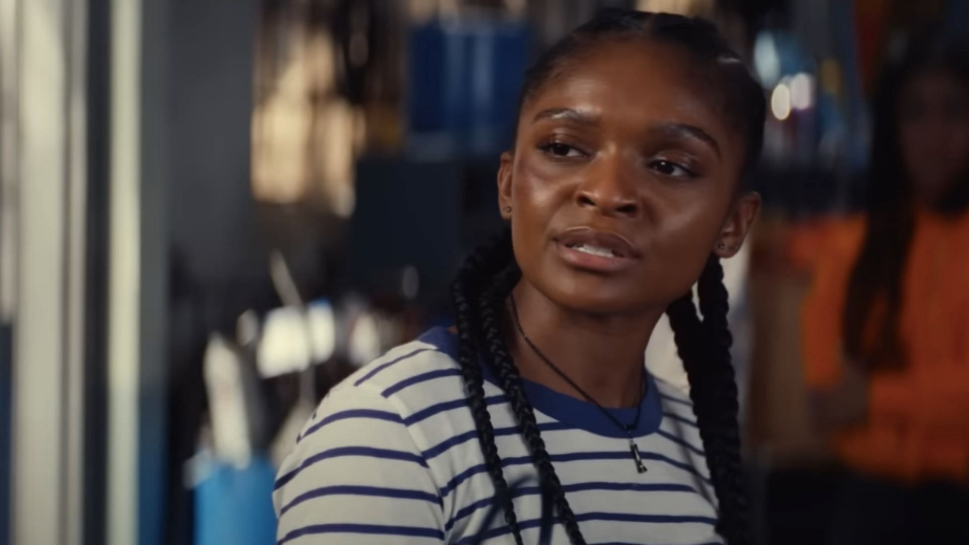 Dominique Thorne plays the protagonist, Riri Williams (Image via YouTube/Marvel Entertainment)